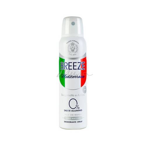 Дезодорант спрей мужской BREEZE Mediterraneo, 150 мл
