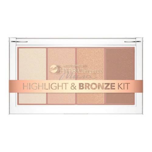 Набор хайлайтеров и бронзеров BELL Hypoallergenic highlight & bronze kit гипоаллергенный, тон 01