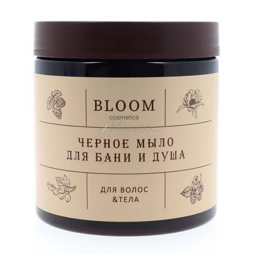 Мыло для бани и душа BLOOM Cosmetics Сила природы черное, 500 мл #2