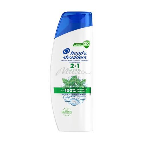 Шампунь HEAD&SHOULDERS 2в1 Освежающий Ментол, 200 мл