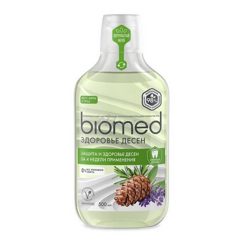 Ополаскиватель для полости рта BIOMED Well Gum комплексный, 500мл