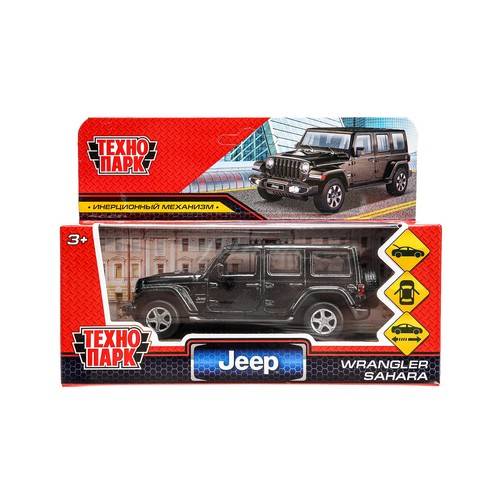 Игрушка Автомобиль ТЕХНОПАРК Jeep Wrangler Sahara, арт. SAMARA5D-12-BK