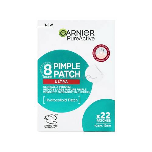 Патчи против прыщей GARNIER Ultra гидроколлоидные, 22 шт