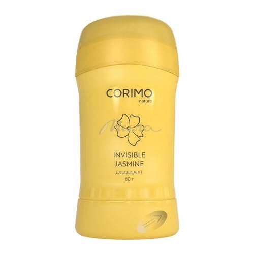 Дезодорант-стик для тела CORIMO Invisible Jasmine твердый гелевый, 60 г