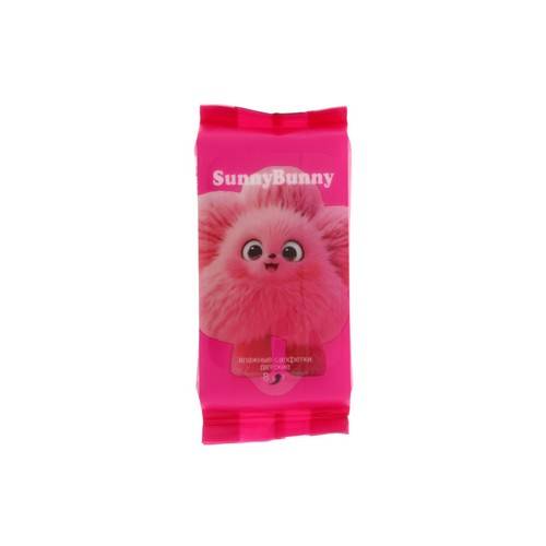 Салфетки влажные детские SUNNY BUNNY Розовый пушистый, арт. 41, 8 шт