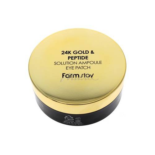 Патчи для глаз FARMSTAY 24K Gold & Peptide Solution Ampoule Eye Patch #2
