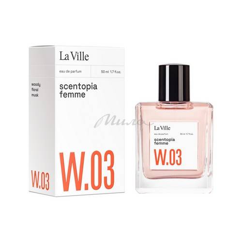 Парфюмерная вода LA VILLE Scentopia W.03 для женщин, 50 мл