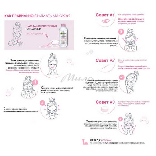 Вода мицеллярная для лица GARNIER Skin Naturals, 125 мл #4