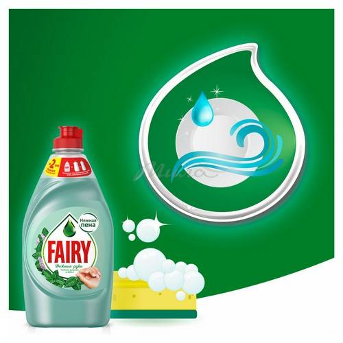Средство для мытья посуды FAIRY Нежные руки Чайное дерево и мята, 650 мл #7