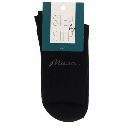 Носки мужские STEP BY STEP Classic размер 27/29, черный