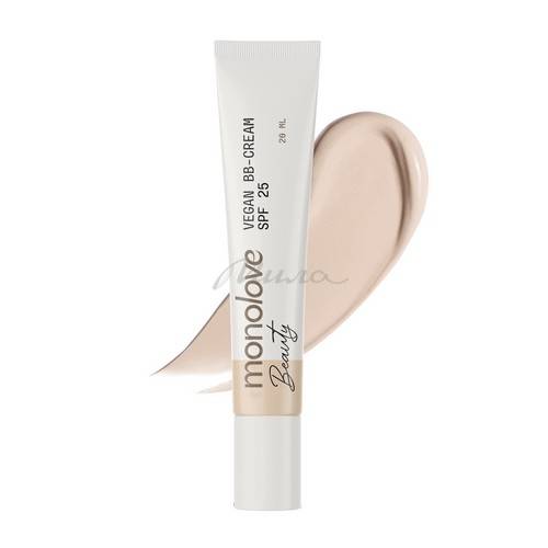 BB Крем MONOLOVE BEAUTY для всех типов кожи Vegan SPF 25, тон 2, 20 мл #2