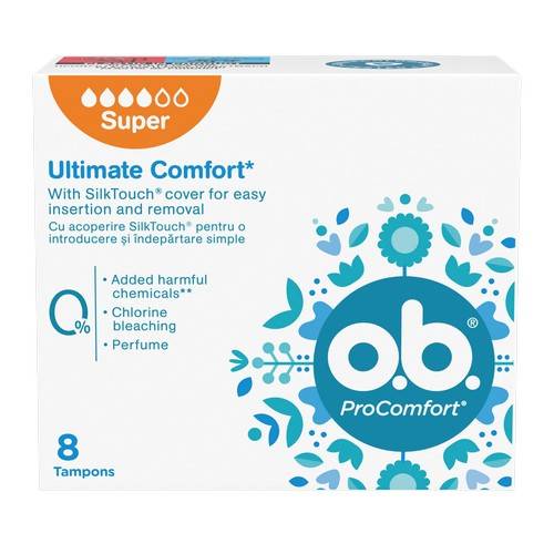 Тампоны женские O.B. ProComfort Super, 8 шт