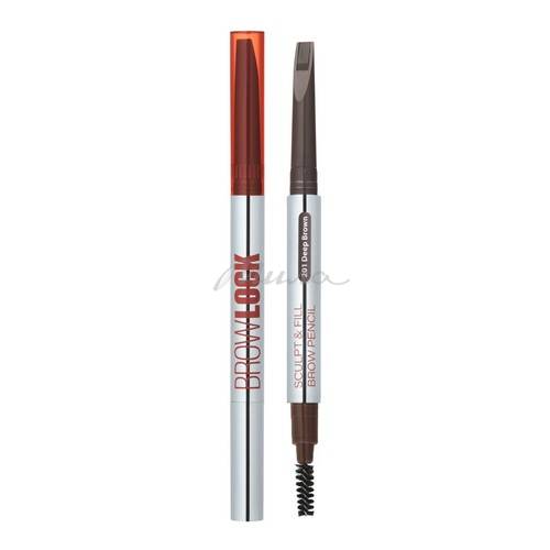 Карандаш для бровей автоматический PARISA COSMETICS, арт. BL-105, тон 201 Deep Brown #2