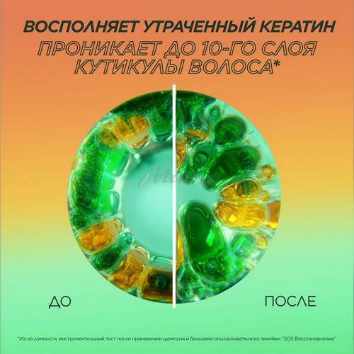 Шампунь для волос FRUCTIS SOS-восстановление с активным концентратом фруктов укрепляющий, 700 мл #5