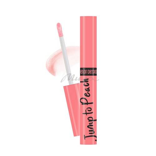 Блеск для губ BELOR DESIGN Jump to Peach меняющий цвет, 5.5 мл