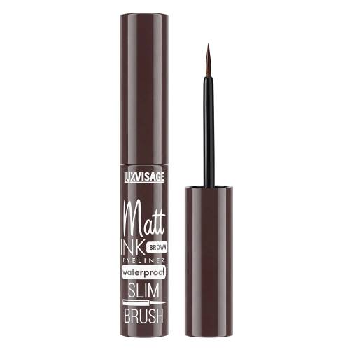 Подводка для глаз LUXVISAGE Matt Ink Waterproof, 4 г