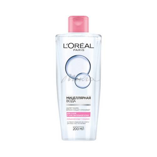 Вода мицеллярная L’OREAL Абсолютная Нежность для сухой и чувствительной кожи, 200 мл