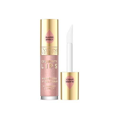 Масло-сыворотка для губ EVELINE Cosmetics Celebrity Lips глянцевое, тон 01