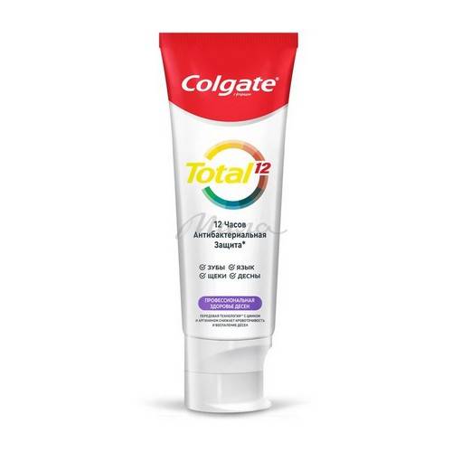 Паста зубная COLGATE Total 12 Профессиональная Здоровье Десен, 75 мл #2