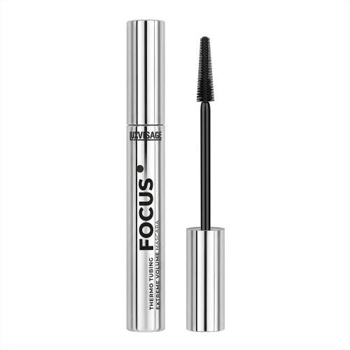 Тушь для ресниц LUXVISAGE Focus Thermo Tubing Extreme Volume, черная, 8 г