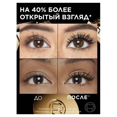 Тушь для ресниц L'OREAL Paris Volume Million Lashes Panorama, тон черный #2