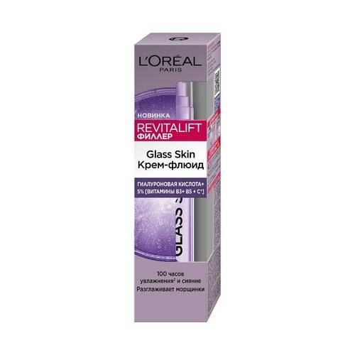 Крем-флюид для лица L'OREAL PARIS Revitalift Филлер Glass Skin, 50 мл