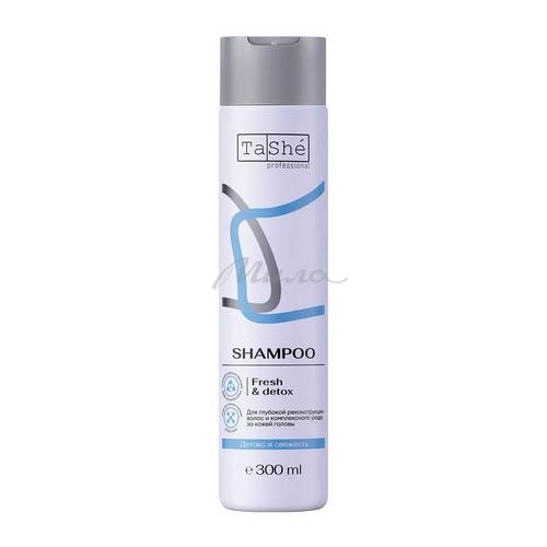 Шампунь для волос TASHE professional Fresh & Detox бессульфатный, 300 мл