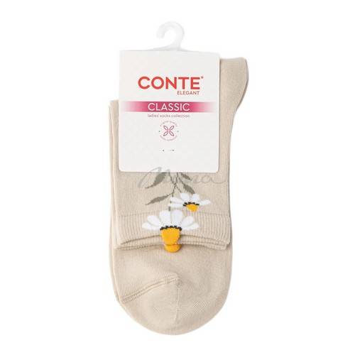 Носки женские CONTE ELEGANT Classic, 1154 бежевый, размер 23-25, арт. 17С-183СП