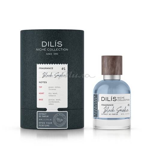 Духи для мужчин DILIS Экстра Niche Collection Black Smoke, 50 мл