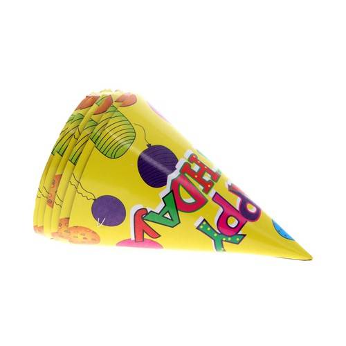 Набор праздничных колпаков Happy Birthday, 6 шт, арт. 7012305709 #3