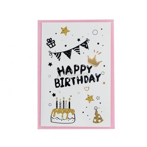 Открытка Happy Birthday, арт. SLWOIU-56