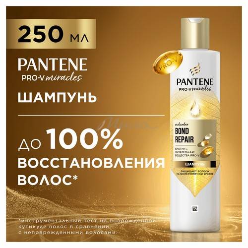 Шампунь для волос PANTENE ProV Miracles Molecular Bond Repair, 250 мл #4