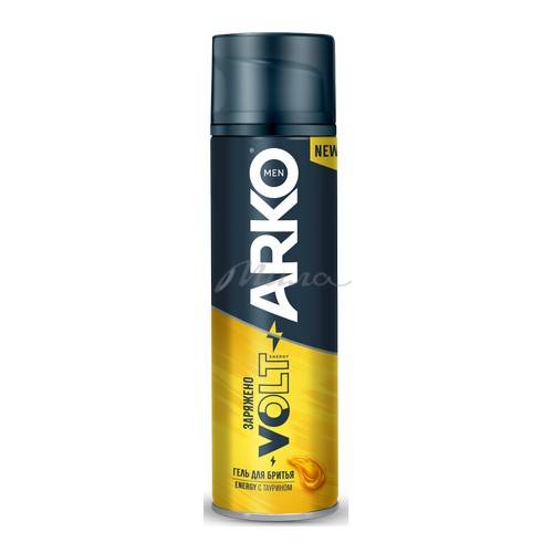 Гель для бритья и умывания ARKO Men Energy 2 в 1, 200 мл