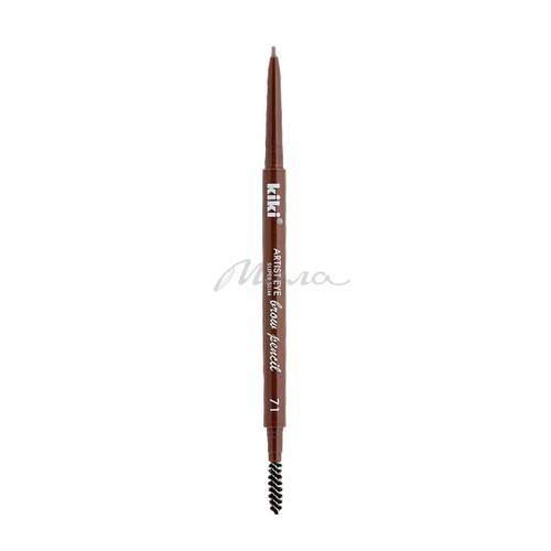 Карандаш для бровей KIKI Artist Eye Super Slim, тон 71 светло-коричневый new