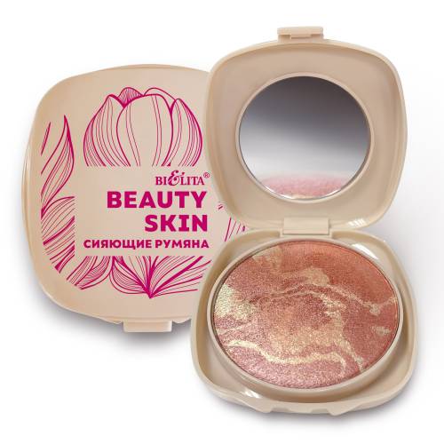 Румяна сияющие БЕЛИТА Beauty Skin, тон 06 Sunny Kisses