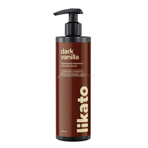 Гель для душа LIKATO Professional Dark Vanilla парфюмированный, 250 мл