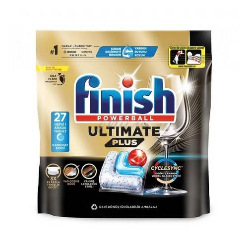Капсулы для посудомоечных машин FINISH Powerball Ultimate Plus, 27 шт