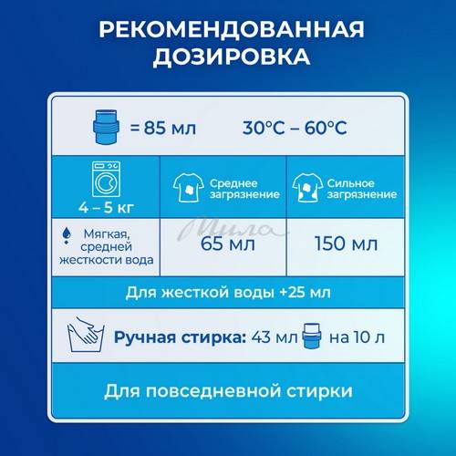 Средство д/стирки жидкое ЛОСК 1.3л гель Горное Озеро (20ст) #4