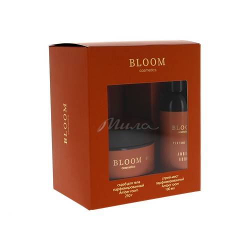 Подарочный набор BLOOM Cosmetics Amber room скраб для тела, 250 г + спрей-мист, 100 мл