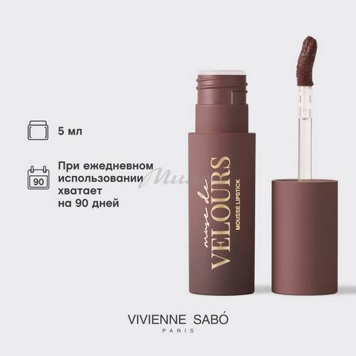 Помада для губ муссовая VIVIENNE SABO Muse de velours, тон 06 #9