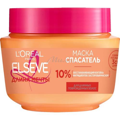 Маска для волос ELSEVE Длина мечты Восстановление волос, 300 мл