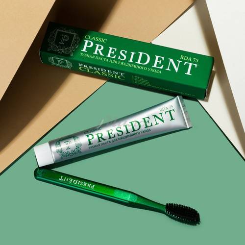 Паста зубная PRESIDENT Classic RDA 75, 75 г #8