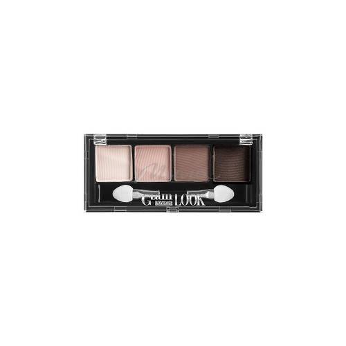 Палетка теней для век LUXVISAGE Glam Look четырехцветные, тон 1, 4 г