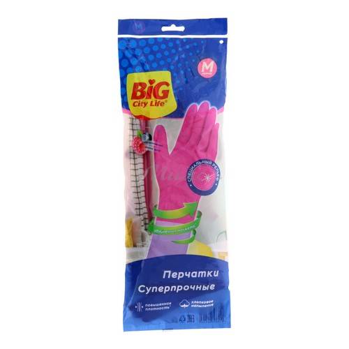 Перчатки латексные BIG CITY LIFE ArtSmart, размер M