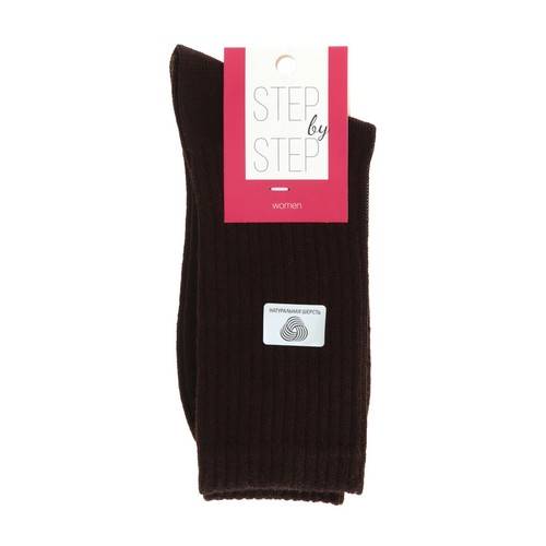 Носки женские STEP BY STEP, коричневый, размер 25, арт. 53-08