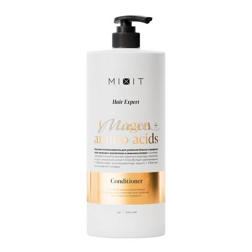 Бальзам-ополаскиватель для волос MIXIT Collagen & Amino Acids для усиления блеска,1 л
