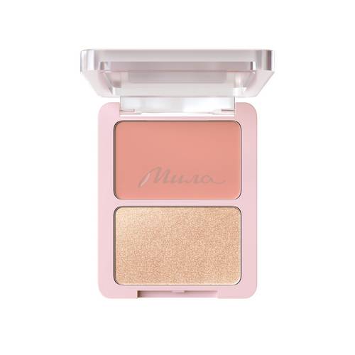 Палетка DIVAGE Blush & Highlighter Duo Face Palette, тон 01 #2