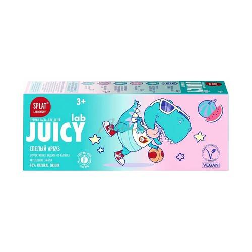 Паста зубная детская SPLAT Juicy Lab Арбуз со фтором, 55 мл #2