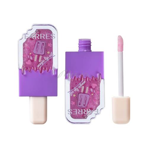 Блеск-масло для губ FARRES Pretty Girl проявляющийся c шиммером, тон 7209-02