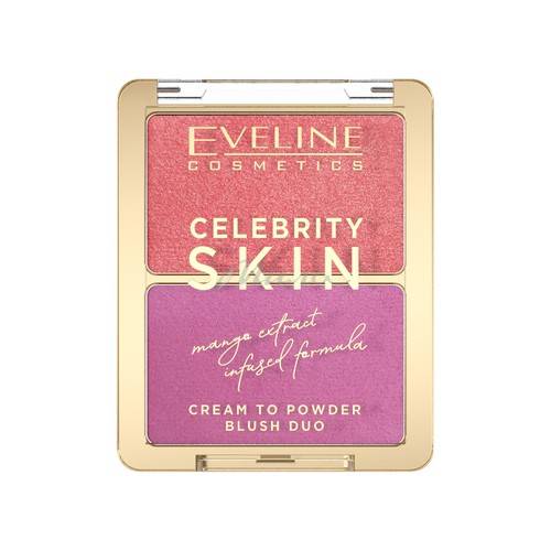 Румяна кремовые EVELINE Cosmetics Celebrity Skin 2 in 1, тон 02 Sunset Flush